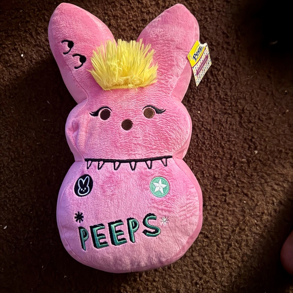 Peeps Pink Plush Bunny Toy